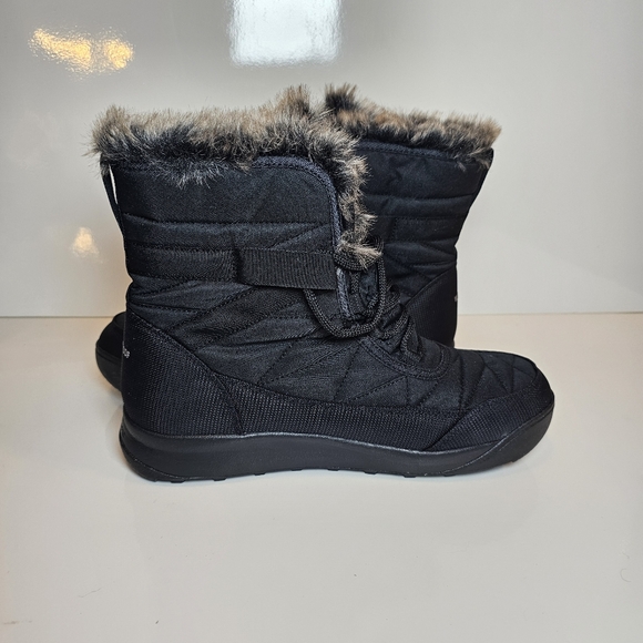 Columbia Women's Black Quilted Winter Boots Size 10.5 - Picture 7 of 11